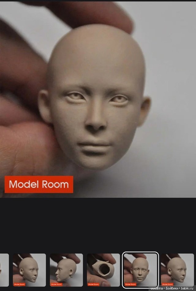 ООАК моего авторства экшен голова