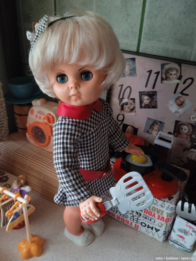 Новая жизнь старых кукол. Джин-Луиза, по прозвищу Глазастик (фото 5)