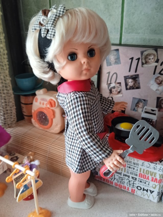 Новая жизнь старых кукол. Джин-Луиза, по прозвищу Глазастик (фото 4)