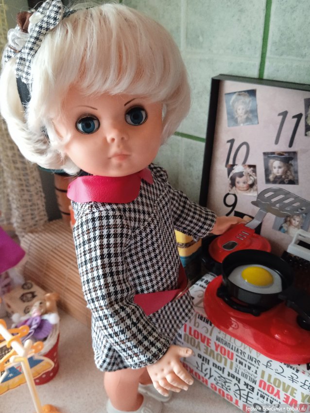 Новая жизнь старых кукол. Джин-Луиза, по прозвищу Глазастик (фото 6)
