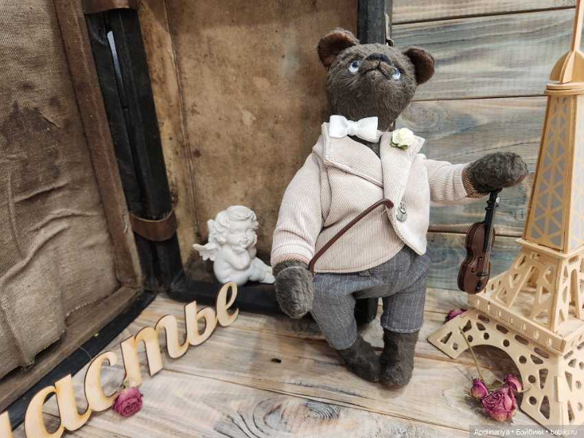 Jean-Luc — Авторские мишки Тедди и друзья: фото (фото 8)