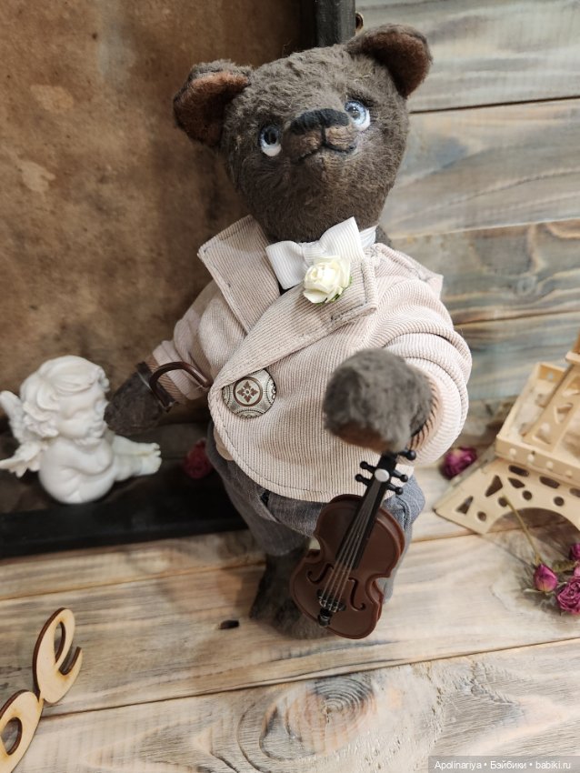 Jean-Luc — Авторские мишки Тедди и друзья: фото (фото 2)