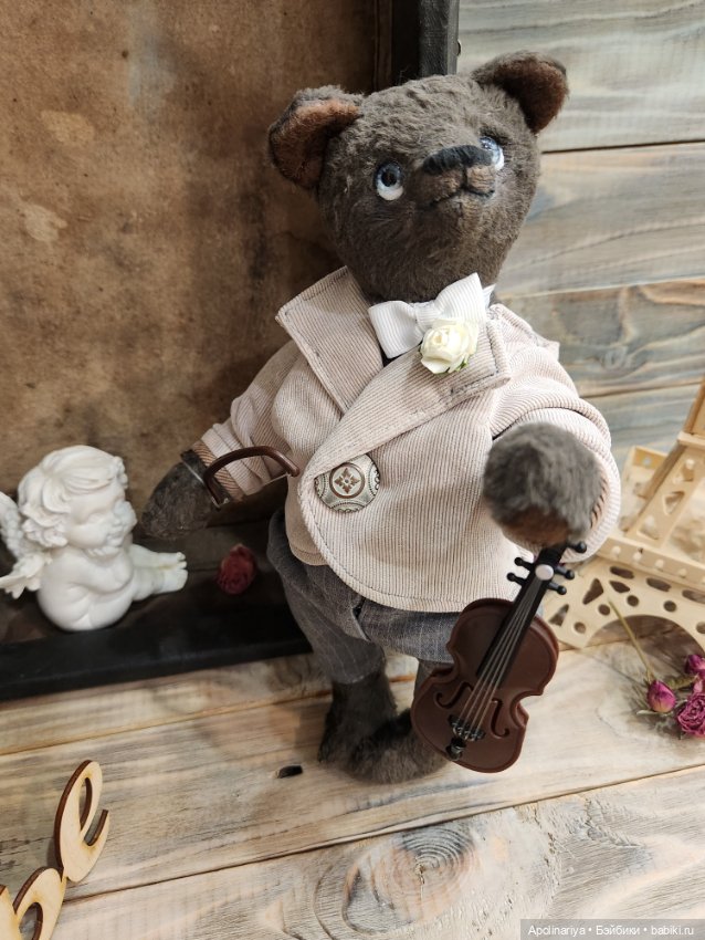 Jean-Luc — Авторские мишки Тедди и друзья: фото (фото 3)