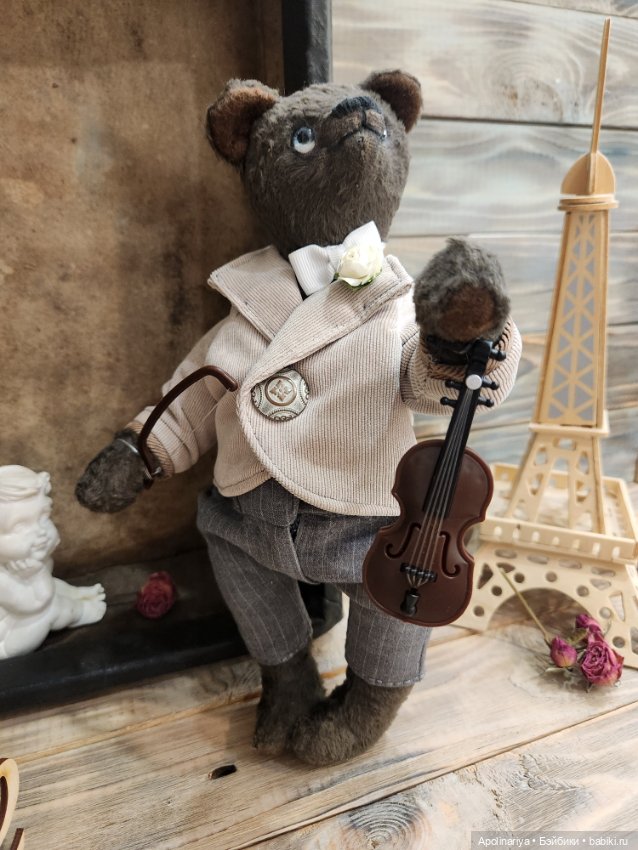 Jean-Luc — Авторские мишки Тедди и друзья: фото (фото 6)