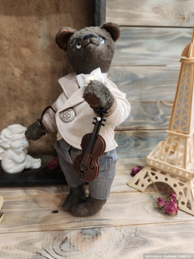 Jean-Luc — Авторские мишки Тедди и друзья: фото (фото 4)