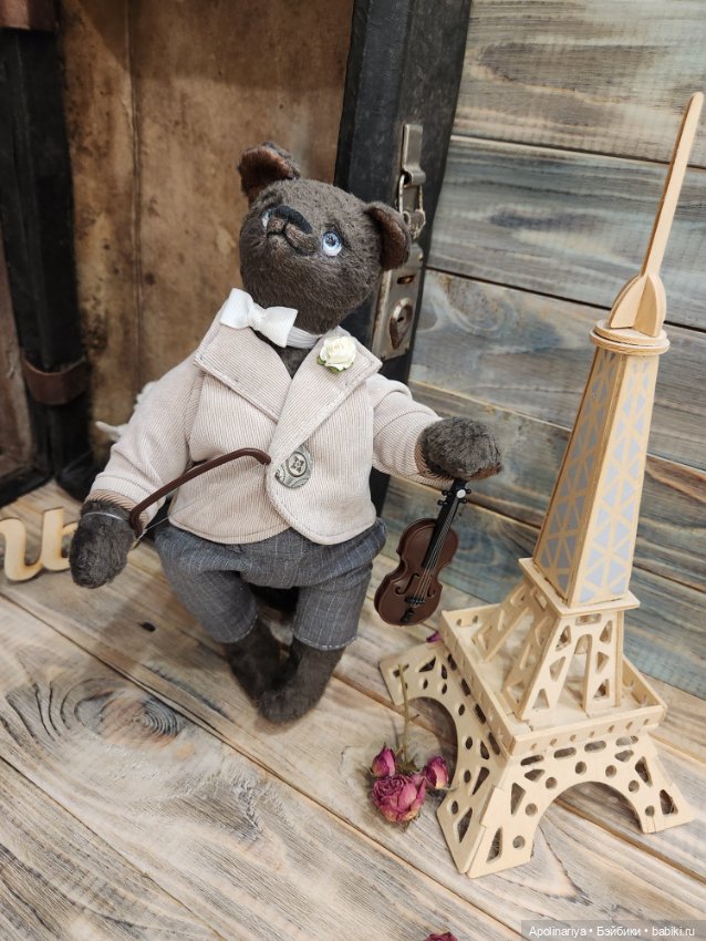 Jean-Luc — Авторские мишки Тедди и друзья: фото (фото 10)