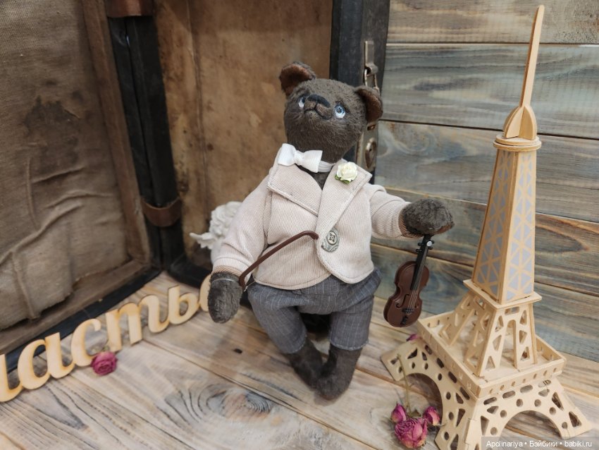 Jean-Luc — Авторские мишки Тедди и друзья: фото (фото 9)