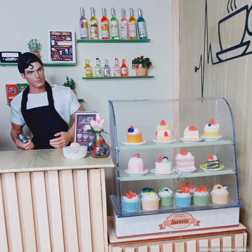 Кофейня "Кофеварка" 2.0 — Румбоксы и кукольные интерьеры: фото (фото 3)