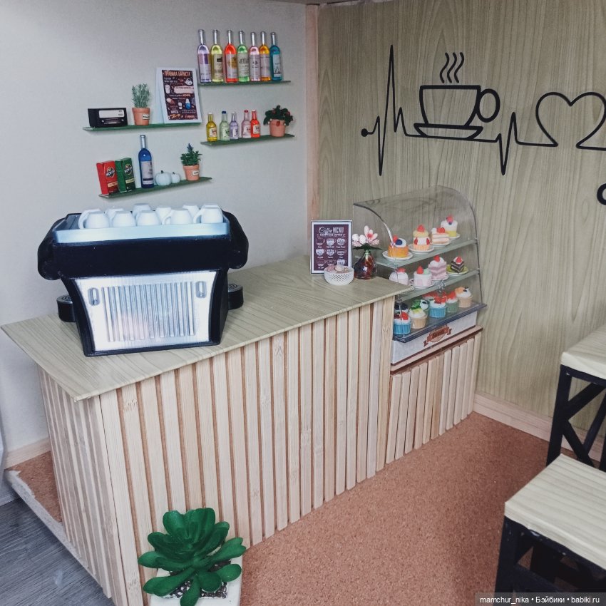 Кофейня "Кофеварка" 2.0 — Румбоксы и кукольные интерьеры: фото (фото 2)
