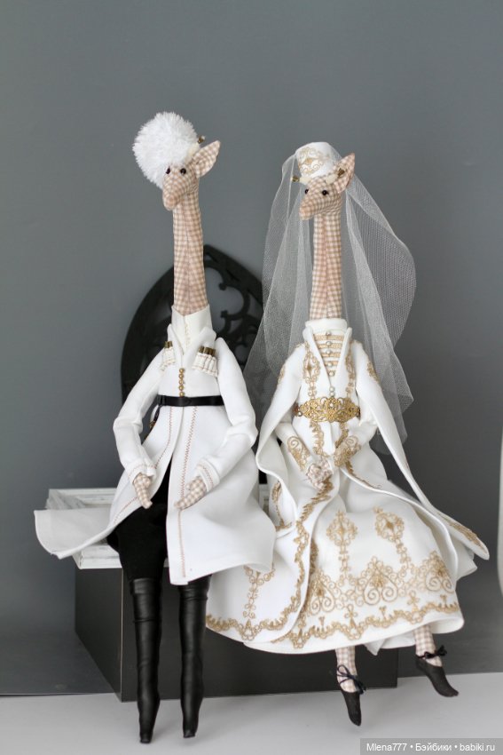 Подарок на свадьбу — Авторские текстильные куклы: Вальдорфские