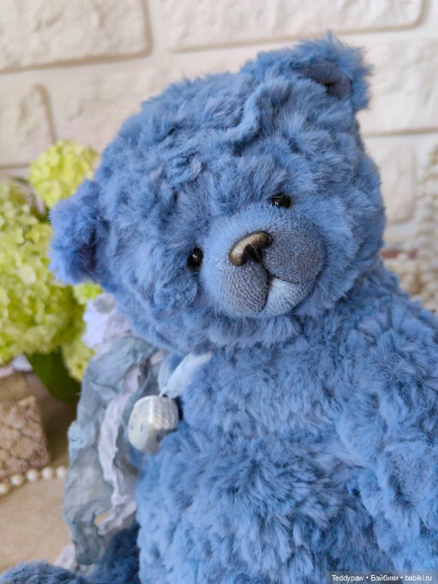 Летний василёк — Авторские мишки Тедди и друзья: фото