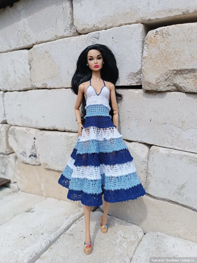 В бело-синих тонах — Куклы Integrity Toys (Интегрити): Poppy Parker