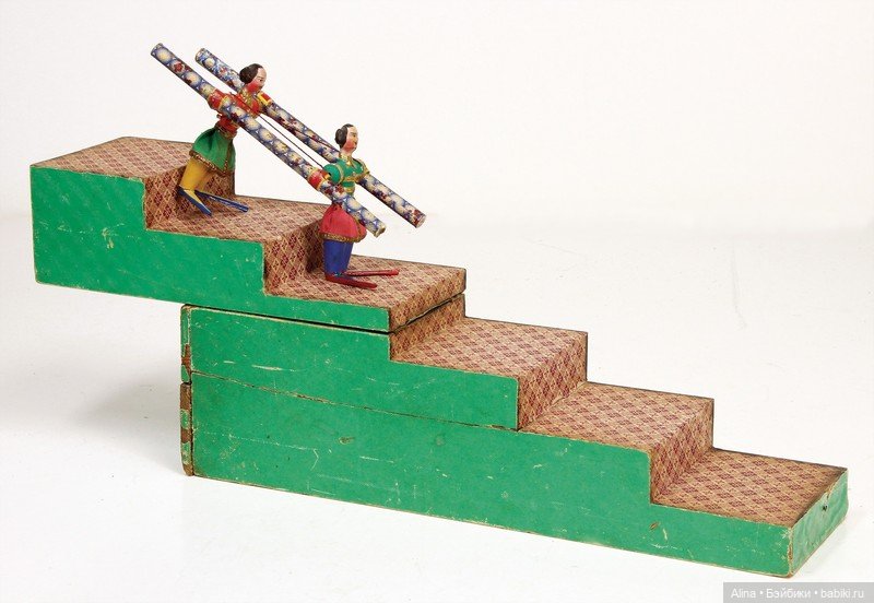 Акробатики с ртутью — Антикварные игрушки и домики: елочные украшения (фото 5)