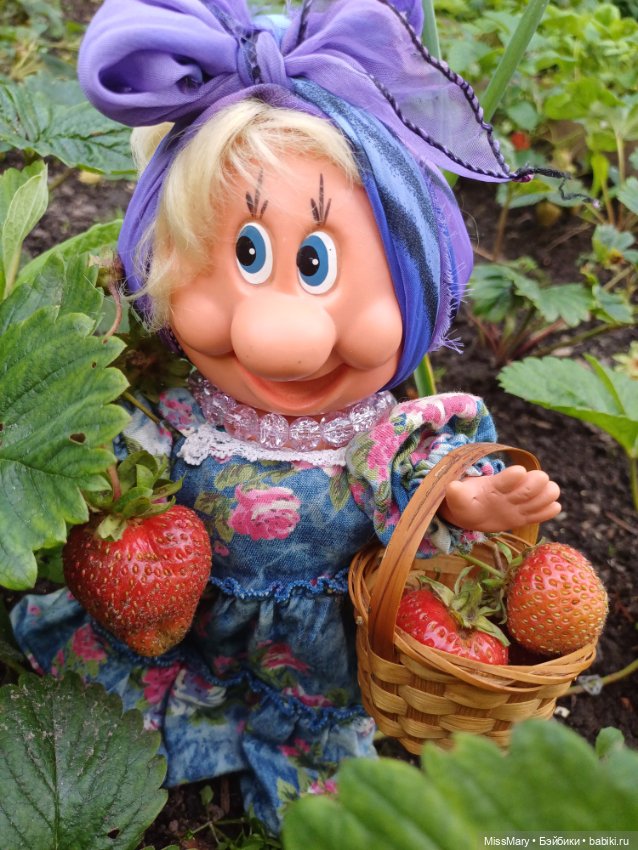 Собираем клубнику — Винтажные куклы ГДР (Немки): Бигги (фото 8)