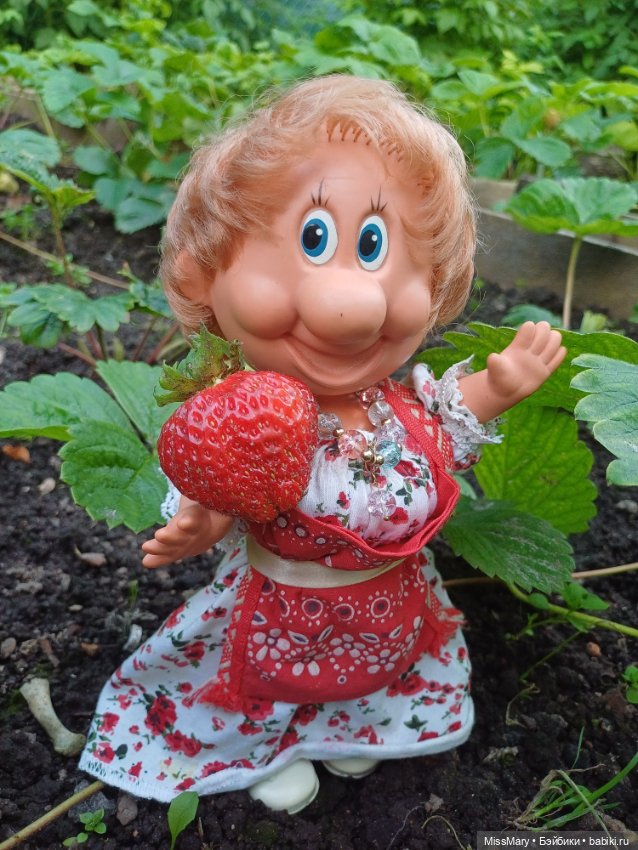 Собираем клубнику — Винтажные куклы ГДР (Немки): Бигги (фото 6)