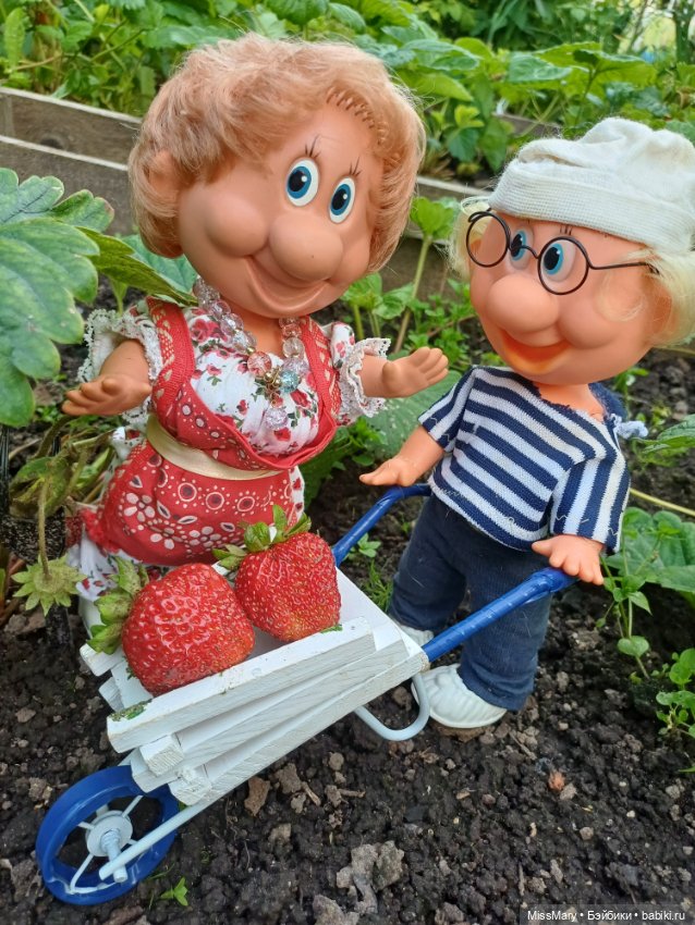 Собираем клубнику — Винтажные куклы ГДР (Немки): Бигги (фото 7)