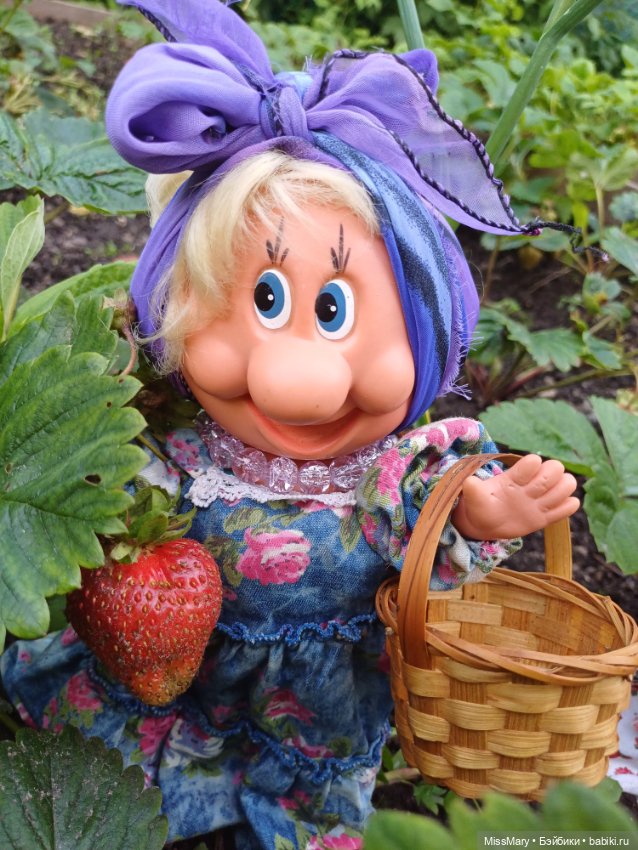Собираем клубнику — Винтажные куклы ГДР (Немки): Бигги (фото 5)