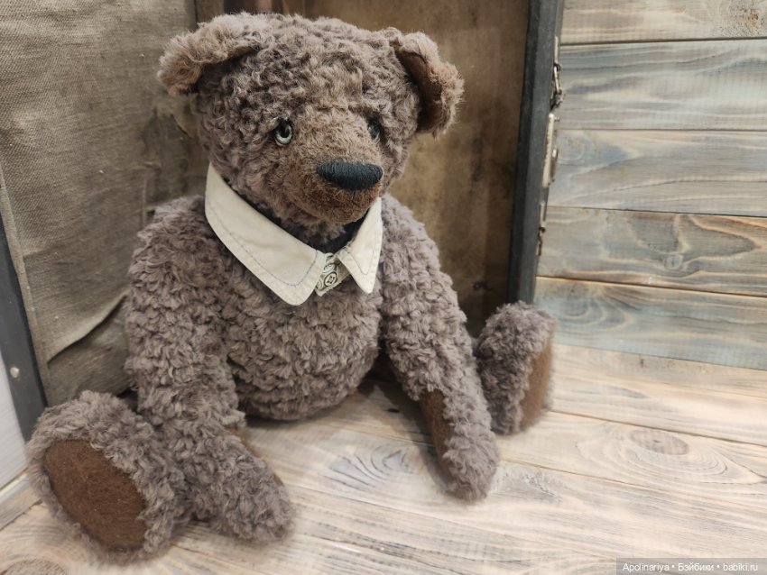 Бруно-медведь с историей — Авторские мишки Тедди и друзья: фото (фото 6)