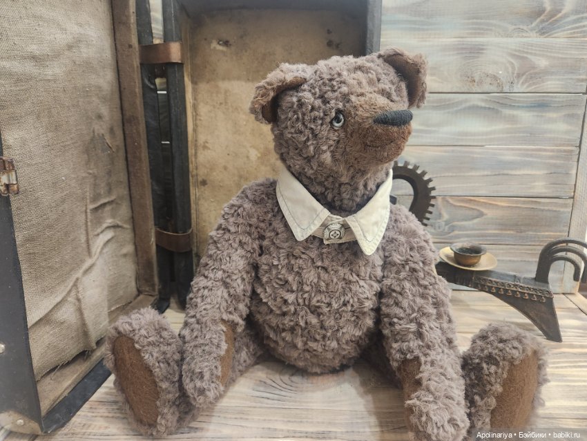 Бруно-медведь с историей — Авторские мишки Тедди и друзья: фото (фото 4)