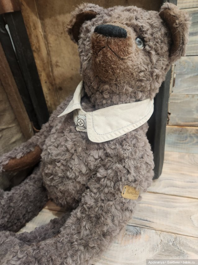 Бруно-медведь с историей — Авторские мишки Тедди и друзья: фото (фото 8)