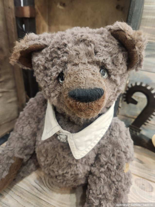 Бруно-медведь с историей — Авторские мишки Тедди и друзья: фото (фото 2)