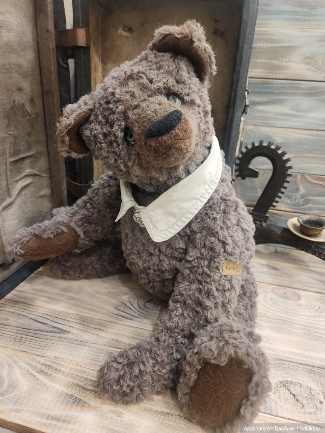 Бруно-медведь с историей — Авторские мишки Тедди и друзья: фото (фото 5)