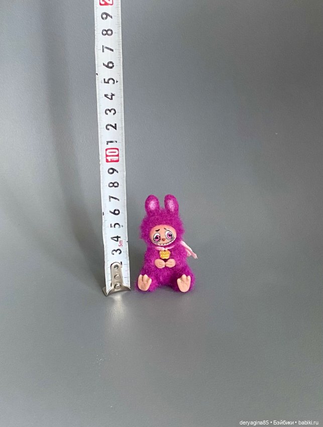 Лабубу — Валяные игрушки из шерсти: сухое валяние