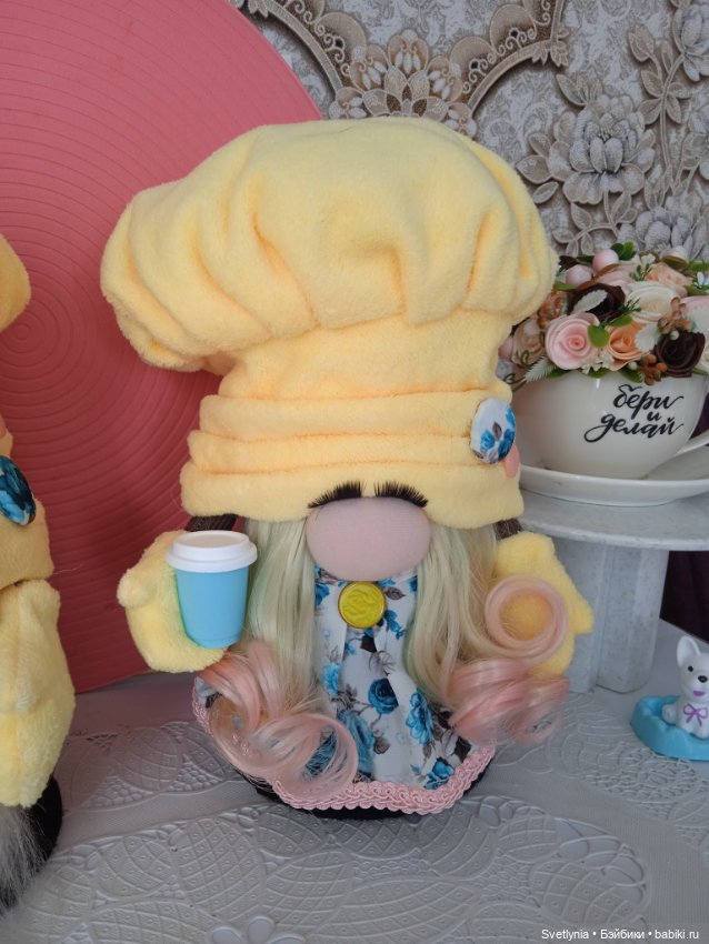 Гномы поварята — Текстильные игрушки и примитивы: кофейные (фото 2)