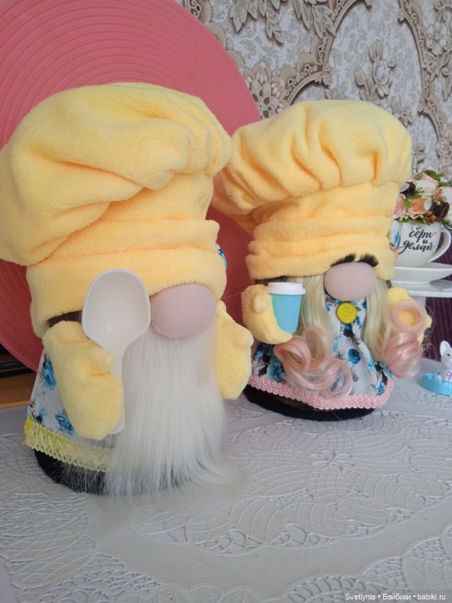 Гномы поварята — Текстильные игрушки и примитивы: кофейные