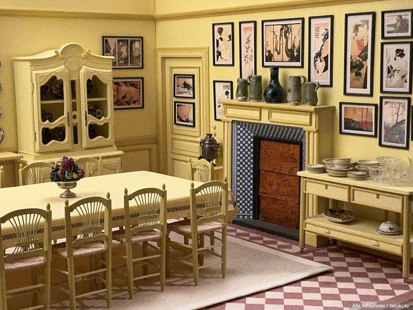 Столовая и Кухня Моне в Живерни, Франция (фото 7)