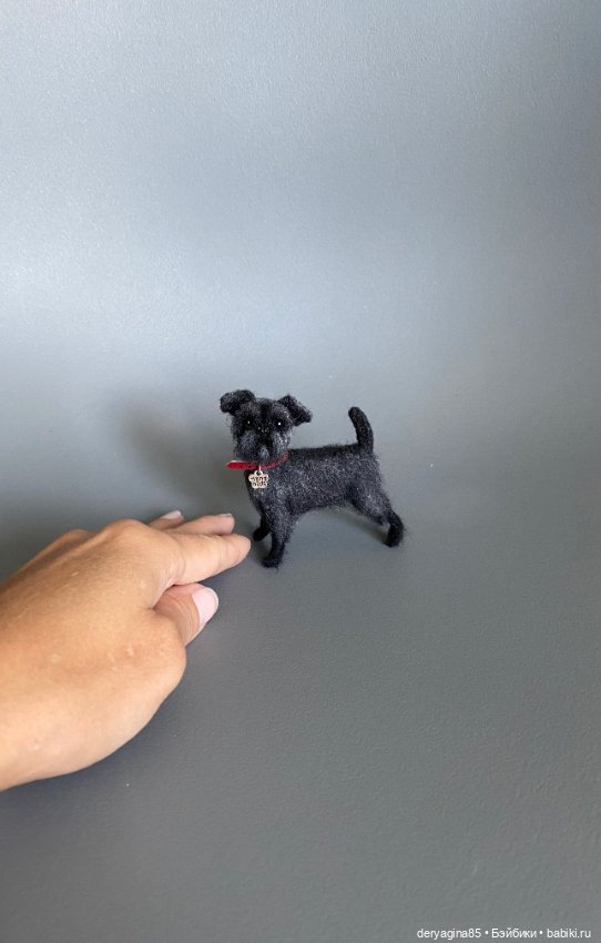 Тузик — Валяные игрушки из шерсти: сухое валяние (фото 10)