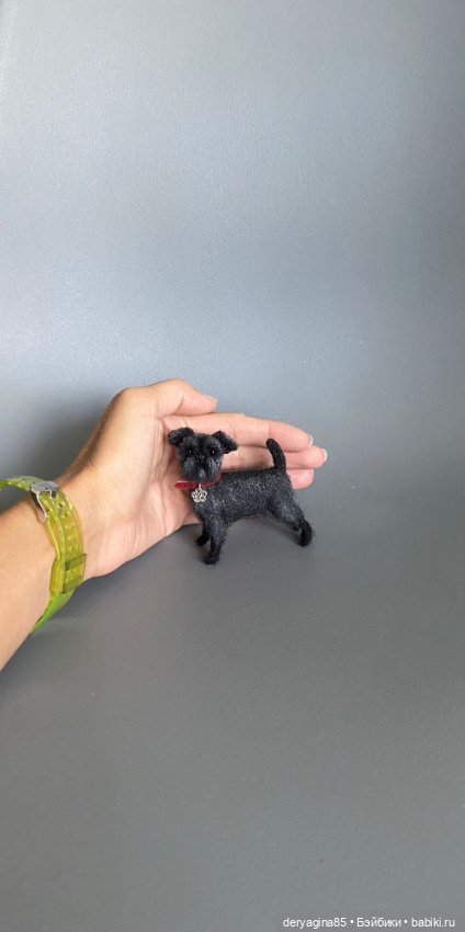 Тузик — Валяные игрушки из шерсти: сухое валяние (фото 7)
