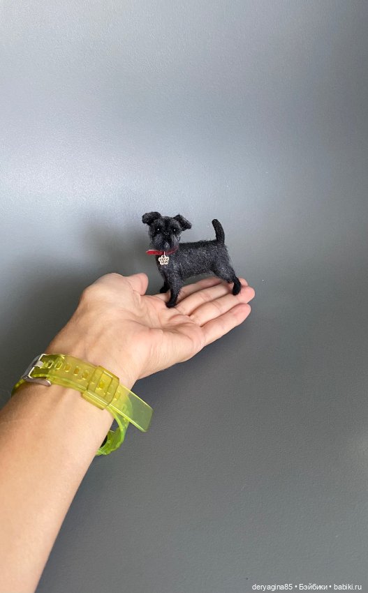 Тузик — Валяные игрушки из шерсти: сухое валяние (фото 2)