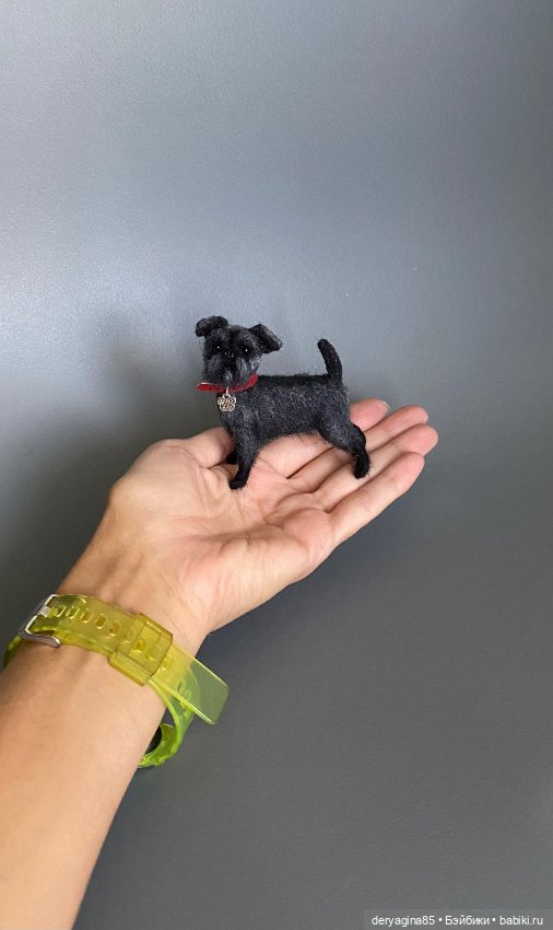 Тузик — Валяные игрушки из шерсти: сухое валяние (фото 8)