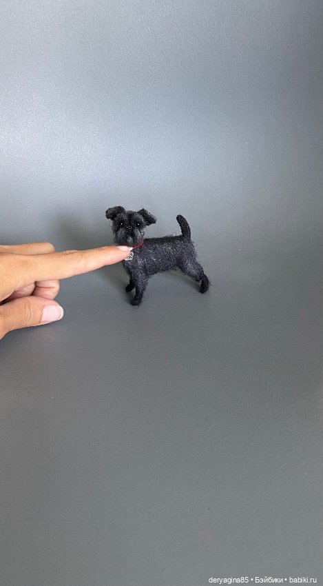 Тузик — Валяные игрушки из шерсти: сухое валяние (фото 6)