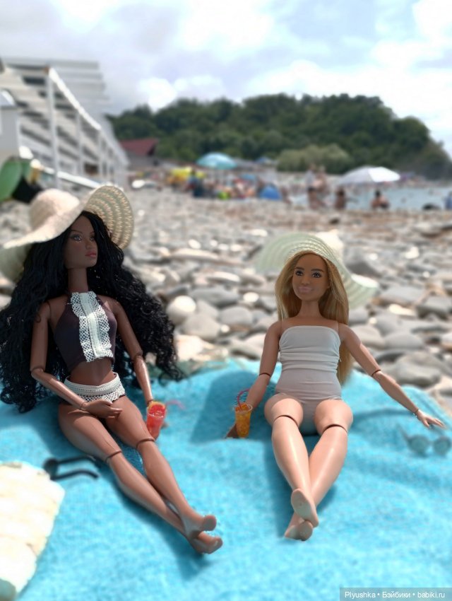 Красотки на море. Пляж — Гибриды шарнирных кукол (не БЖД): подбор тела (фото 3)