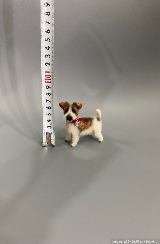 Парсон рассел терьер — Валяные игрушки из шерсти: сухое валяние (фото 3)