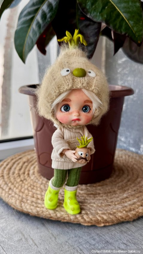 Шапочка-луковка + мистер Корешок для обитсу11 (фото 2)