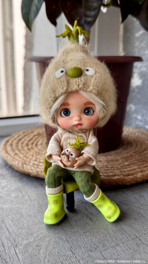 Шапочка-луковка + мистер Корешок для обитсу11