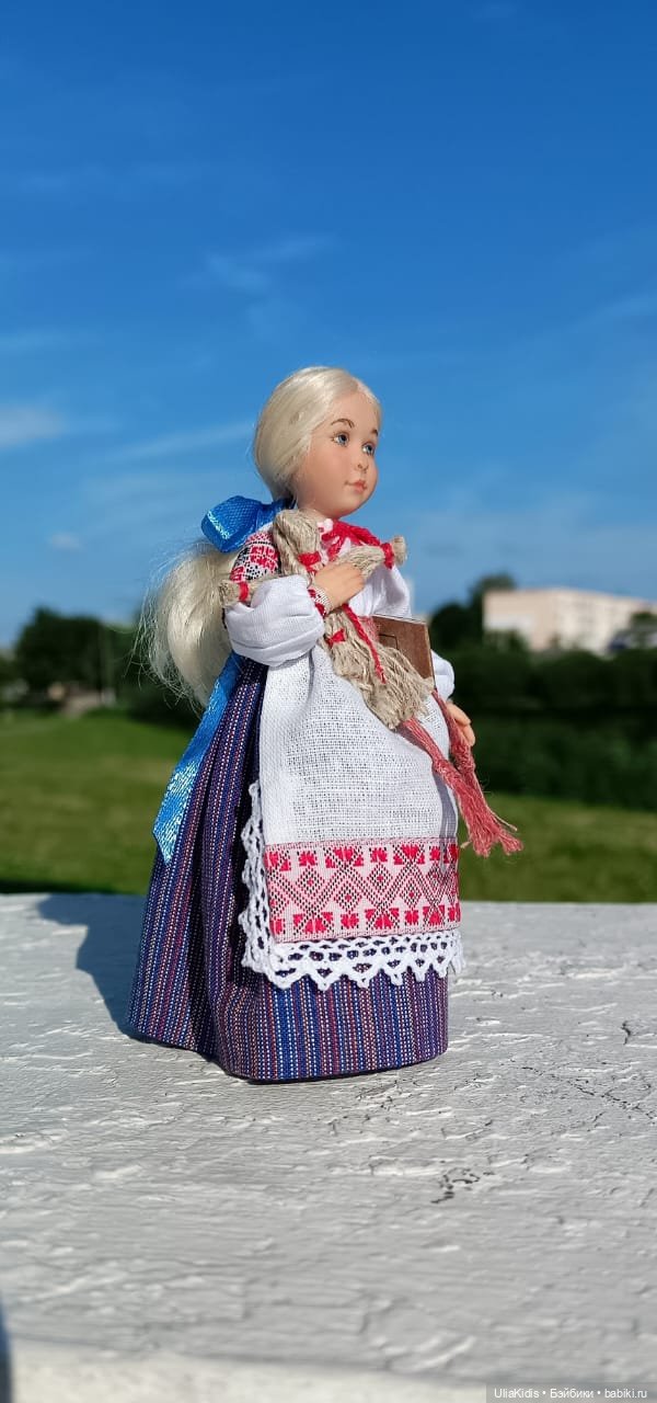 Неожиданные авторские куколки. Прогулки в цветах и не только