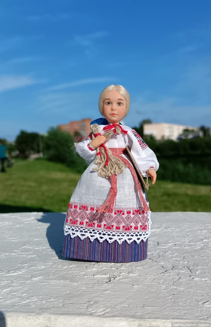 Неожиданные авторские куколки. Прогулки в цветах и не только