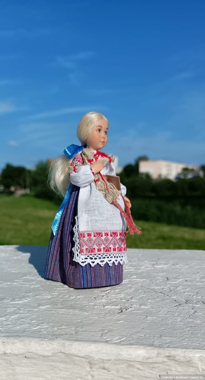 Неожиданные авторские куколки. Прогулки в цветах и не только