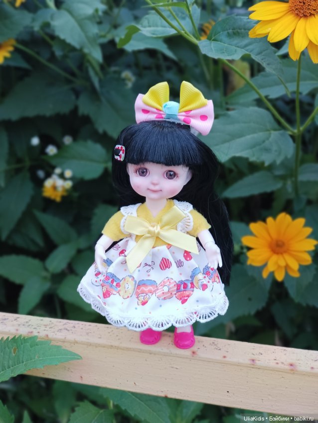 Неожиданные авторские куколки. Прогулки в цветах и не только