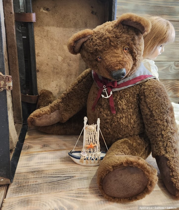Бернард ретро -мишка — Авторские мишки Тедди и друзья: фото (фото 10)