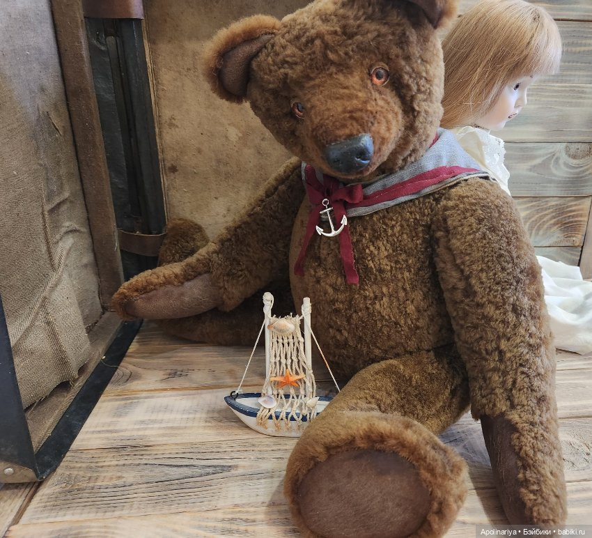 Бернард ретро -мишка — Авторские мишки Тедди и друзья: фото (фото 7)