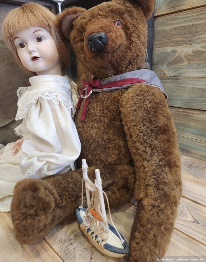 Бернард ретро -мишка — Авторские мишки Тедди и друзья: фото (фото 3)