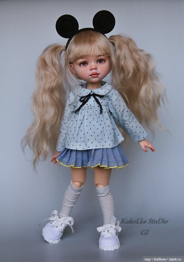 Мышка ООАК Паола Рейна — ООАК Paola Reina (Паола Рейна) и испанских кукол: перерисовка (фото 7)