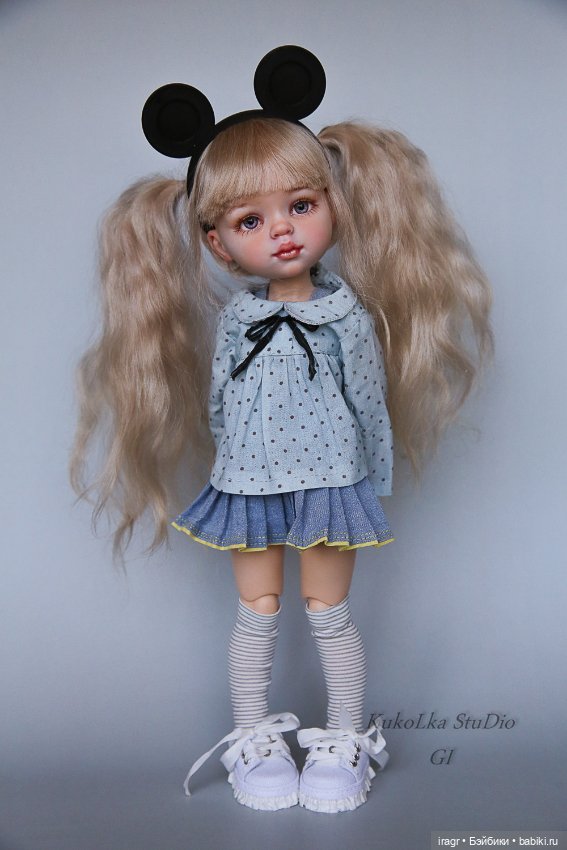 Мышка ООАК Паола Рейна — ООАК Paola Reina (Паола Рейна) и испанских кукол: перерисовка (фото 8)