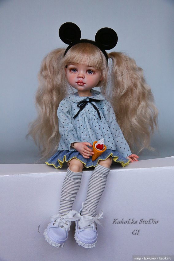 Мышка ООАК Паола Рейна — ООАК Paola Reina (Паола Рейна) и испанских кукол: перерисовка (фото 3)