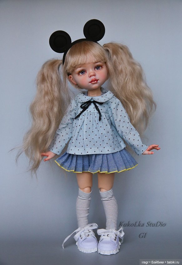 Мышка ООАК Паола Рейна — ООАК Paola Reina (Паола Рейна) и испанских кукол: перерисовка (фото 4)